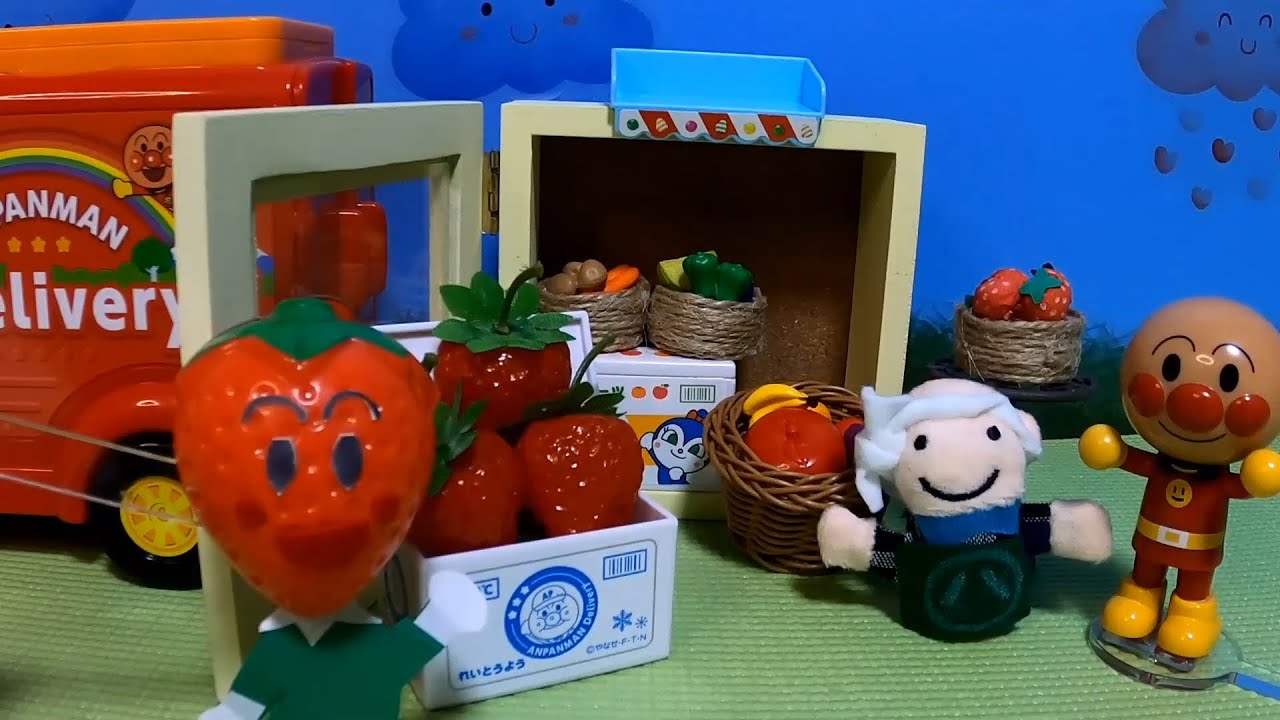アンパンマンの仲間のいちごちゃんが迷子になちゃった！いちごちゃんのおうちは見つかるかな？アンパンマンが一緒に探してあげるよ‼最後は間違いさがしのクイズもあるよ！【アンパンマンといちごちゃん】