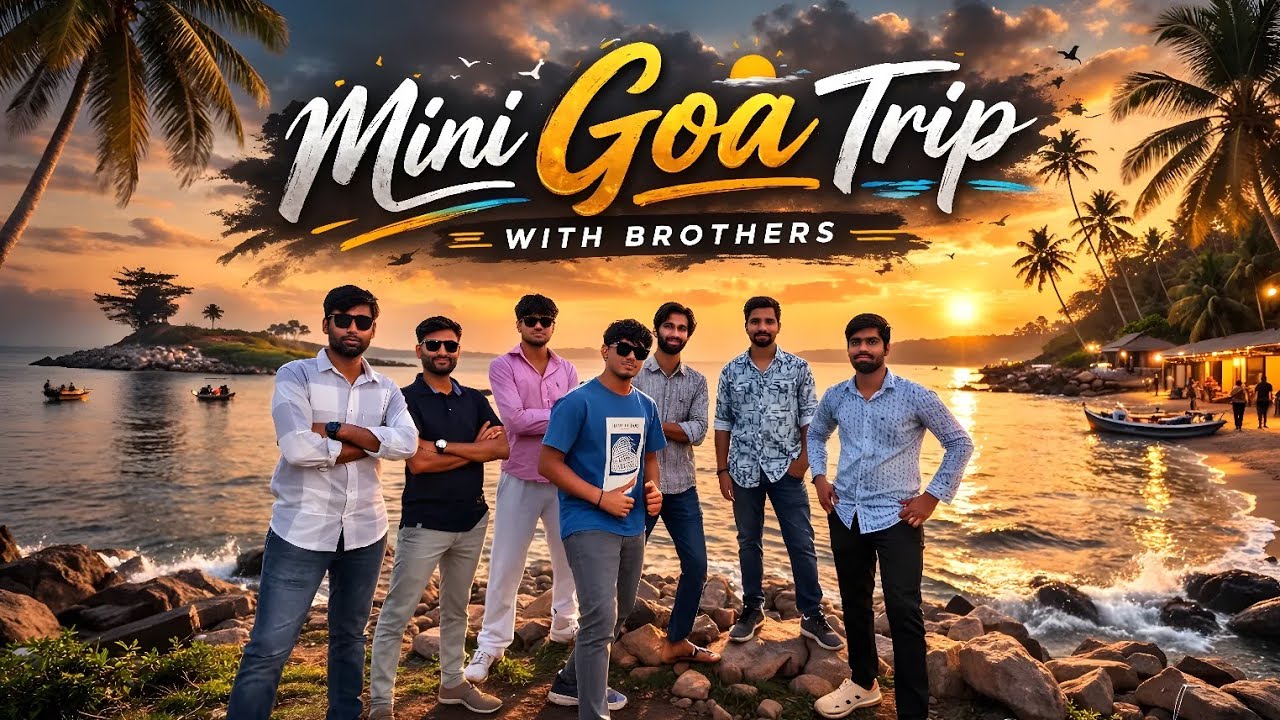 Mini Goa Jamki Beach 🌊 | Hidden Beach in Gujarat | Trip with Brothers