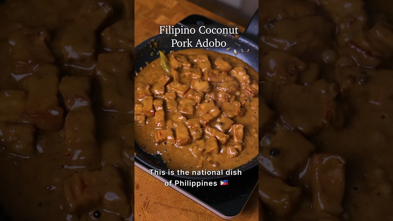 Filipino Coconut Pork Adobo🇵🇭. Is it Authentic? 🫢