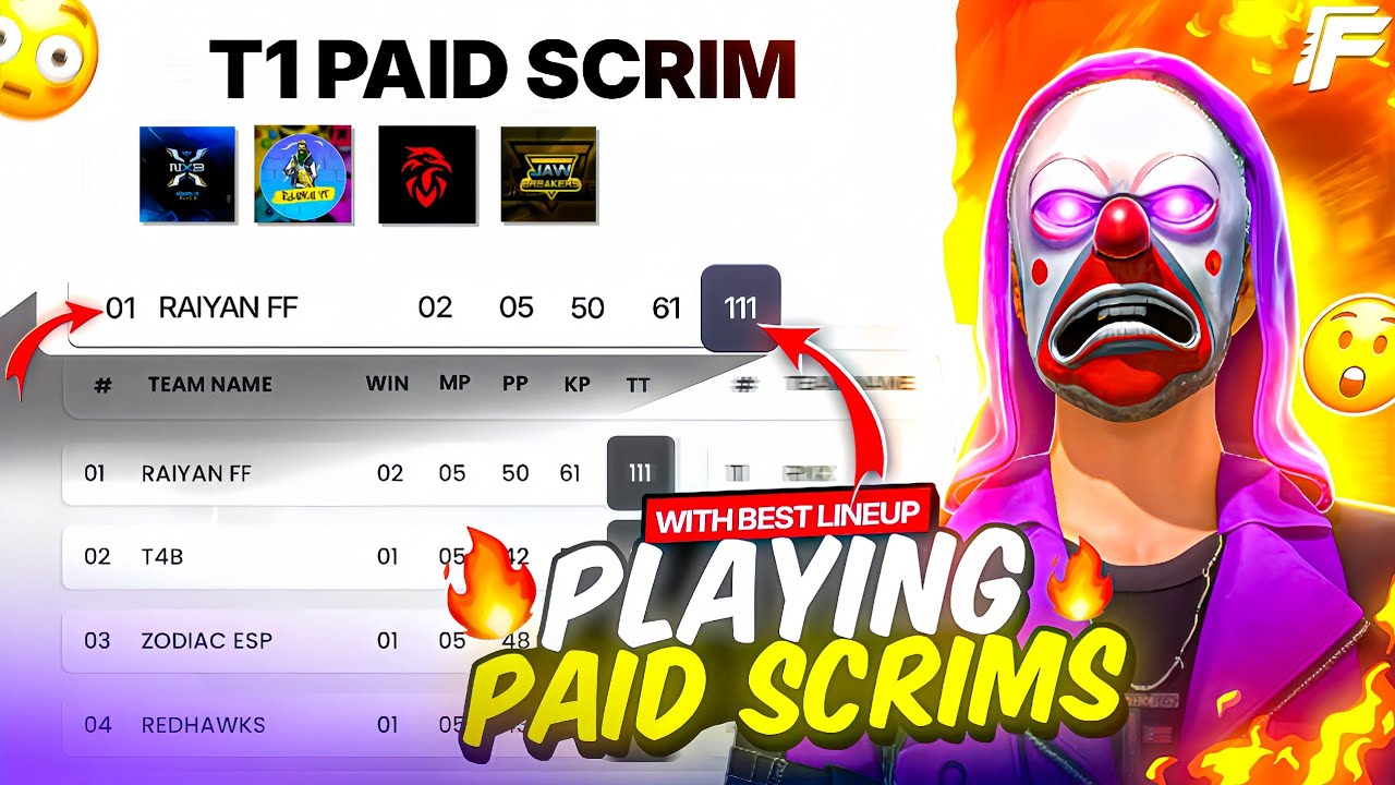 OMG🤯!! We Did 😱Top 1 in ৳5000 Prizepool 💵 Paid Scrims 🔥|| Grinding for EWC💀? - Garena Free Fire 