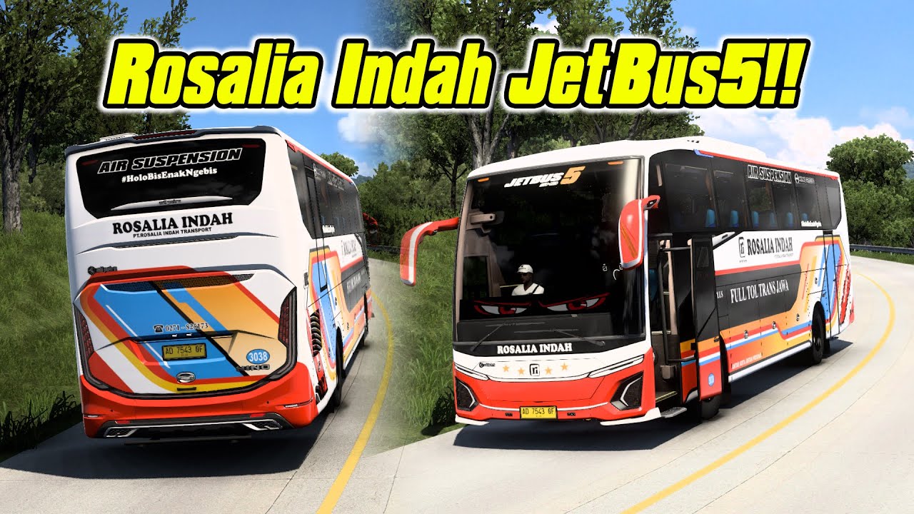 Rosin Jetbus5!! Armada Terbaru Rosin Untuk Jalur Wonosobo l ETS 2 INDONESIA