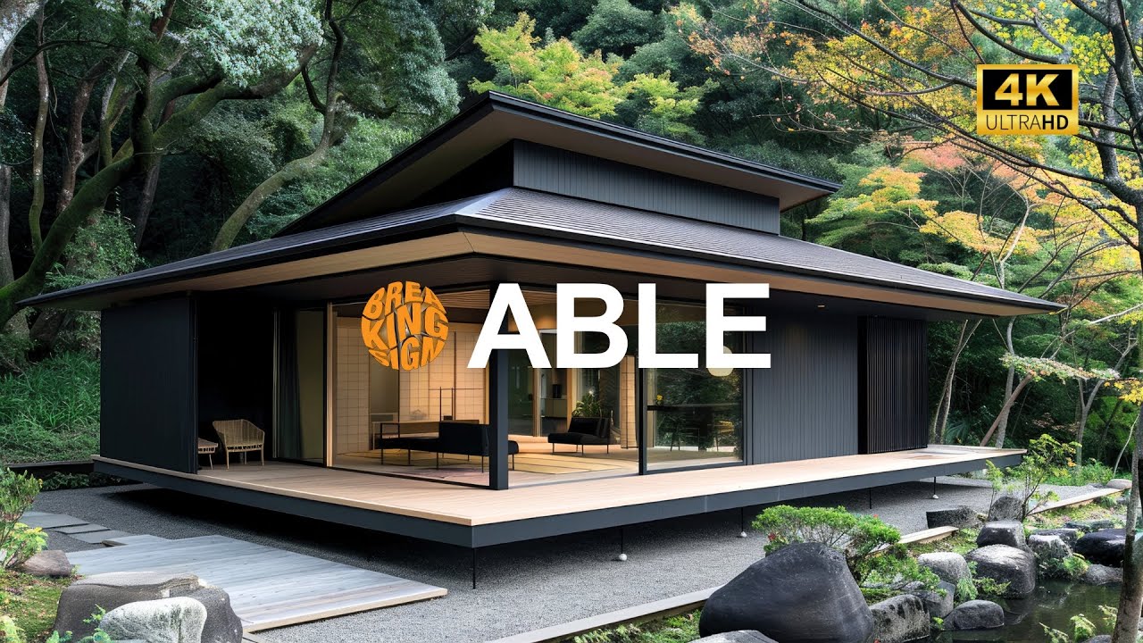 Architectural Japanese: Black Minimalist Small House but Roomy and Comfort Interior Design