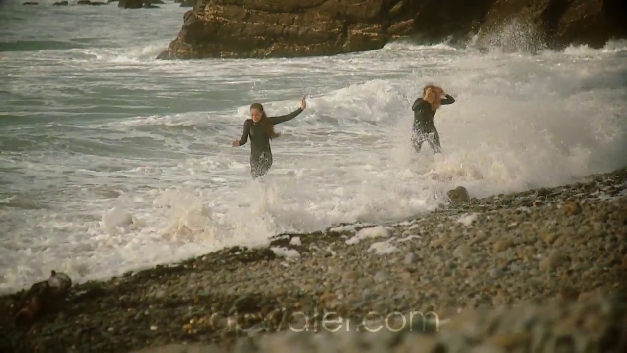 Smoothskin Wetsuits and Rubber Riding Boots on the Beach