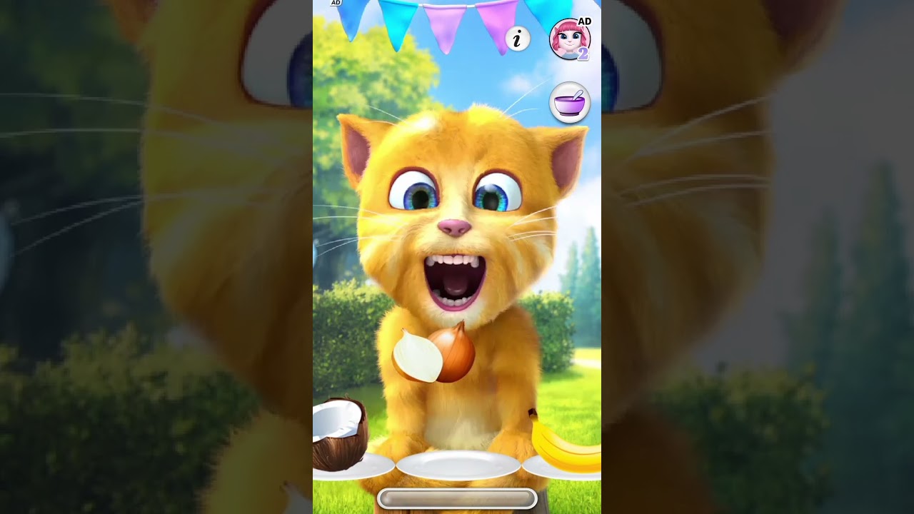Talking Tom eating food #shorts