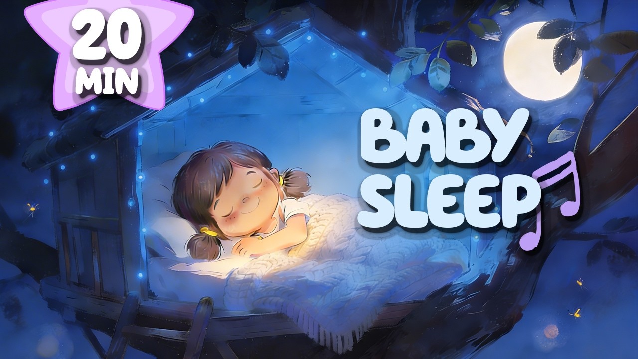 Hush Little Baby Lullaby (Instrumental) 🌙 20 Minutes of Calming Sleep Music for Babies & Toddlers