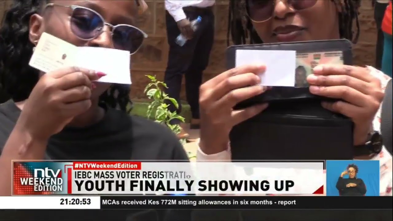 Youth voter registrations surge in Nyeri as civic movement spreads nationwide