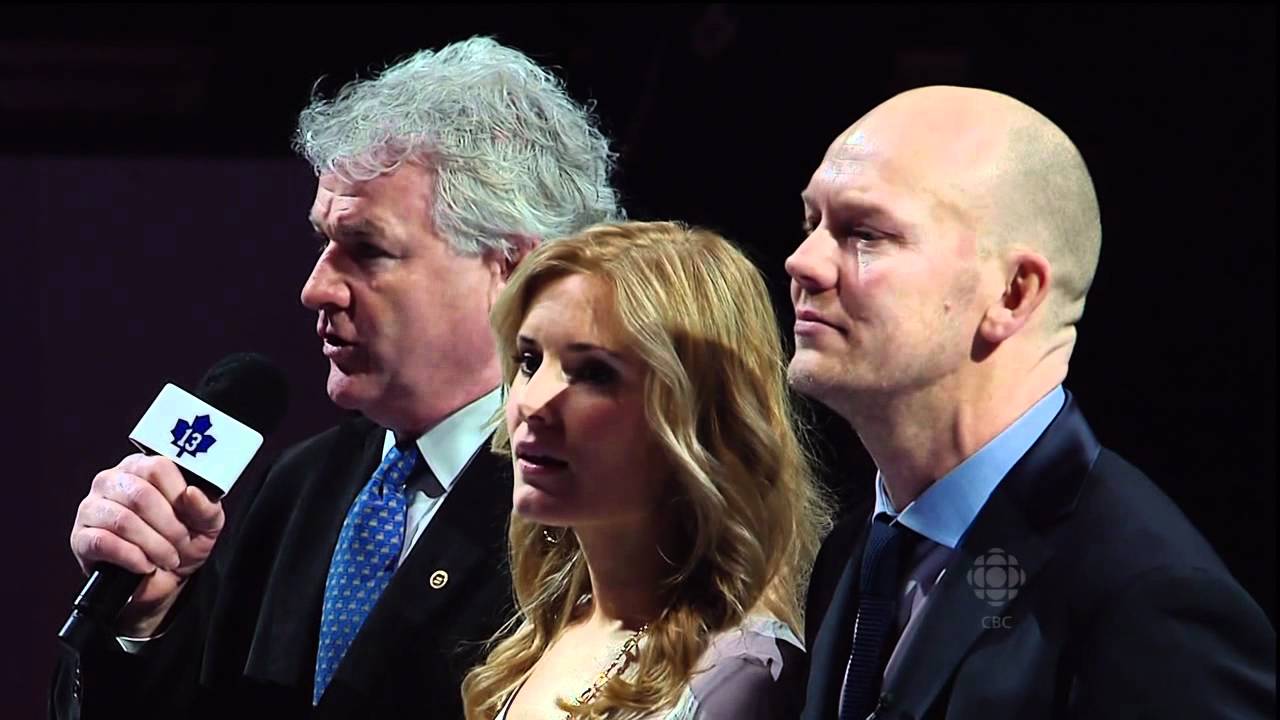 HNIC - Mats Sundin Honoured in Banner Raising Ceremony - 2 of 2 - Feb 11th 2012 (HD)