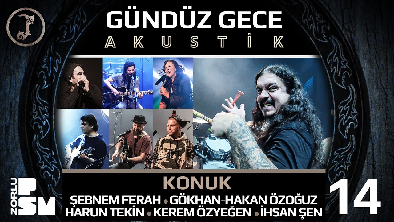 Pentagram – 14 Gündüz Gece ft. Gökhan Özoğuz, Hakan Özoğuz, Harun Tekin, Kerem Özyeğen, Şebnem Ferah