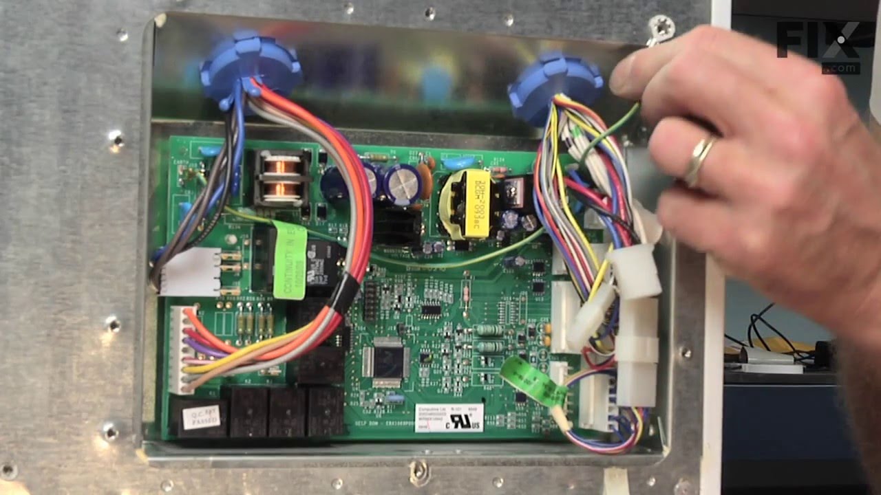 GE Refrigerator Repair – How to replace the Main Electronic Control Board