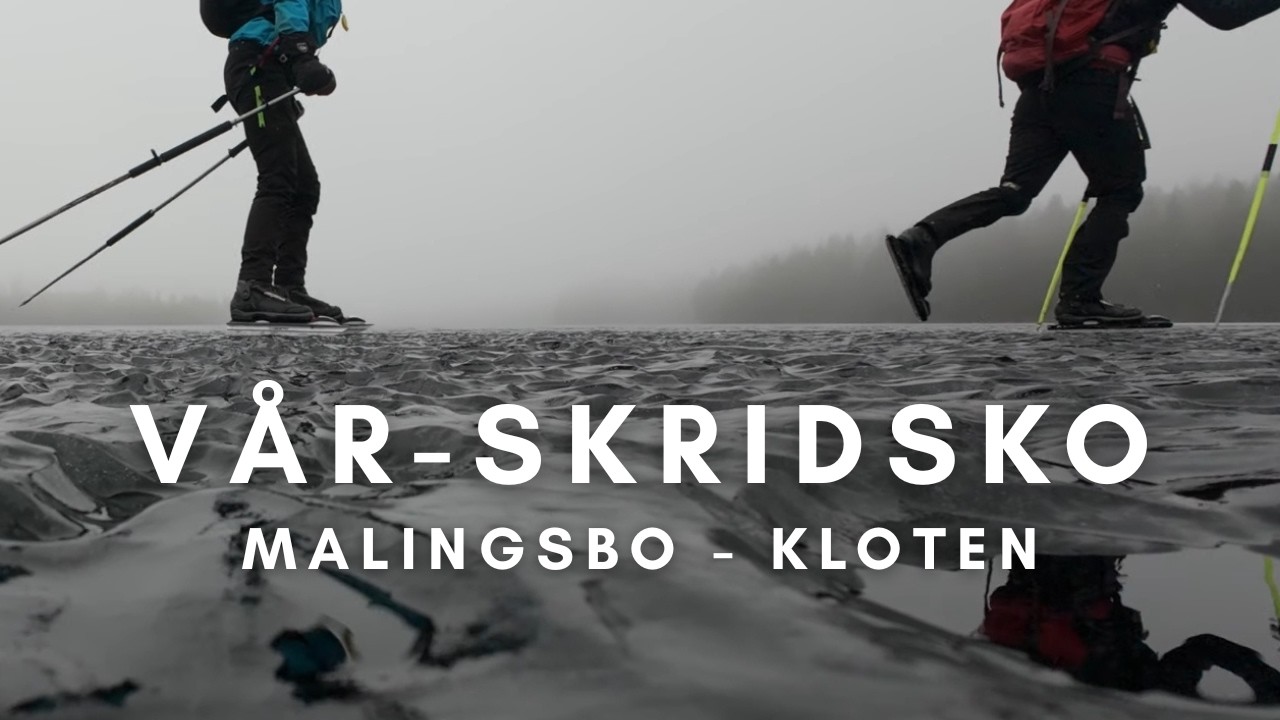 Vår - Skridskoåkning i Malingsbo Kloten