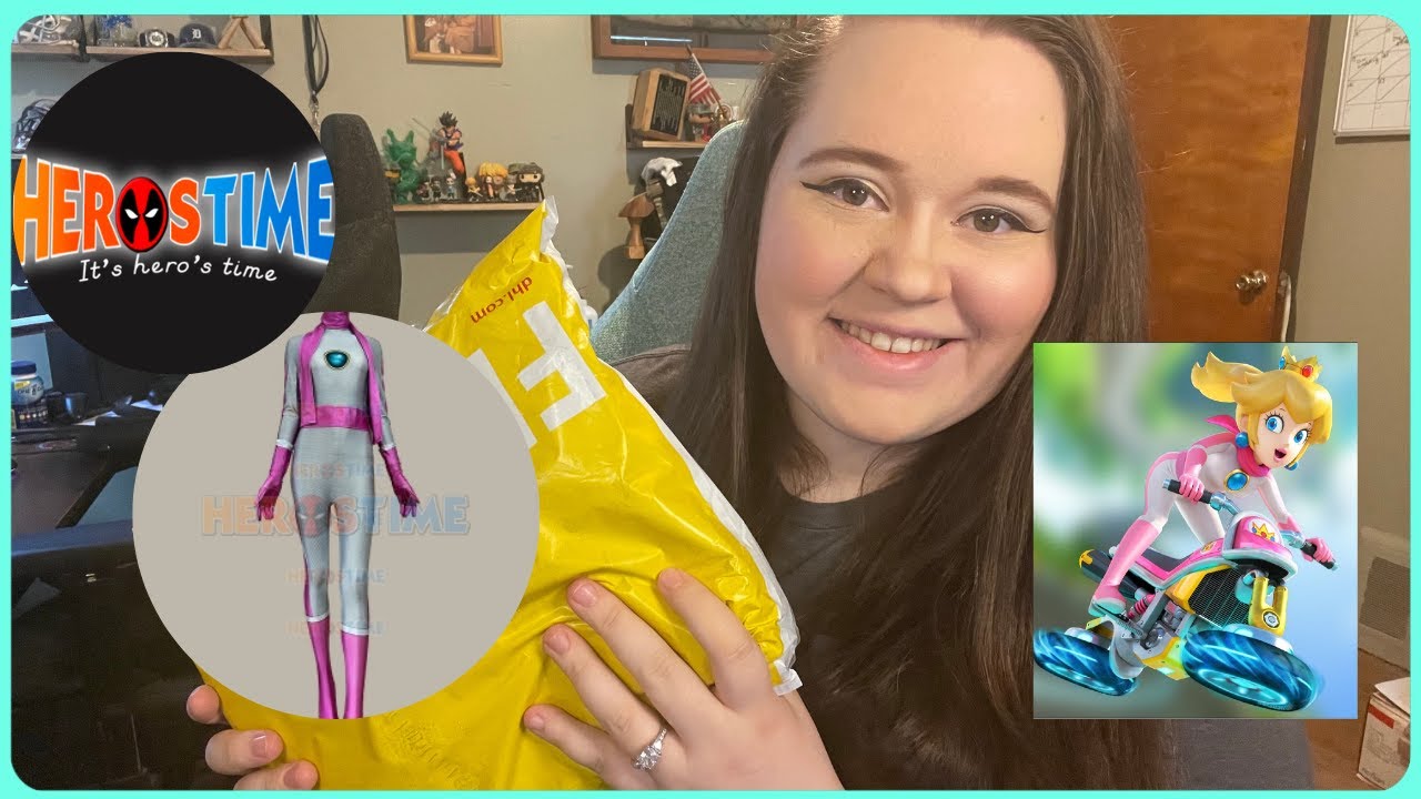 [Hero's Time] Plus Size Princess Peach Racer Suit Cosplay Review