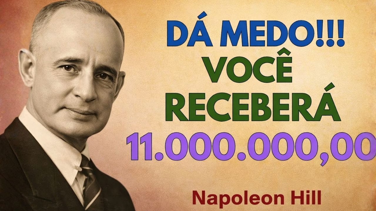 DÁ MEDO‼️ VOCÊ RECEBERÁ ONZE MILHÕES ANTES DE TERMINAR ESTA ORAÇÃO | Napoleon Hill