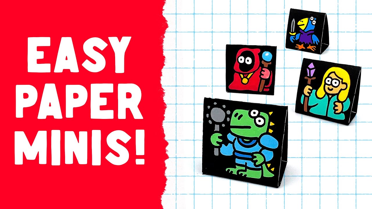 How to Make 1 inch Paper Minis!