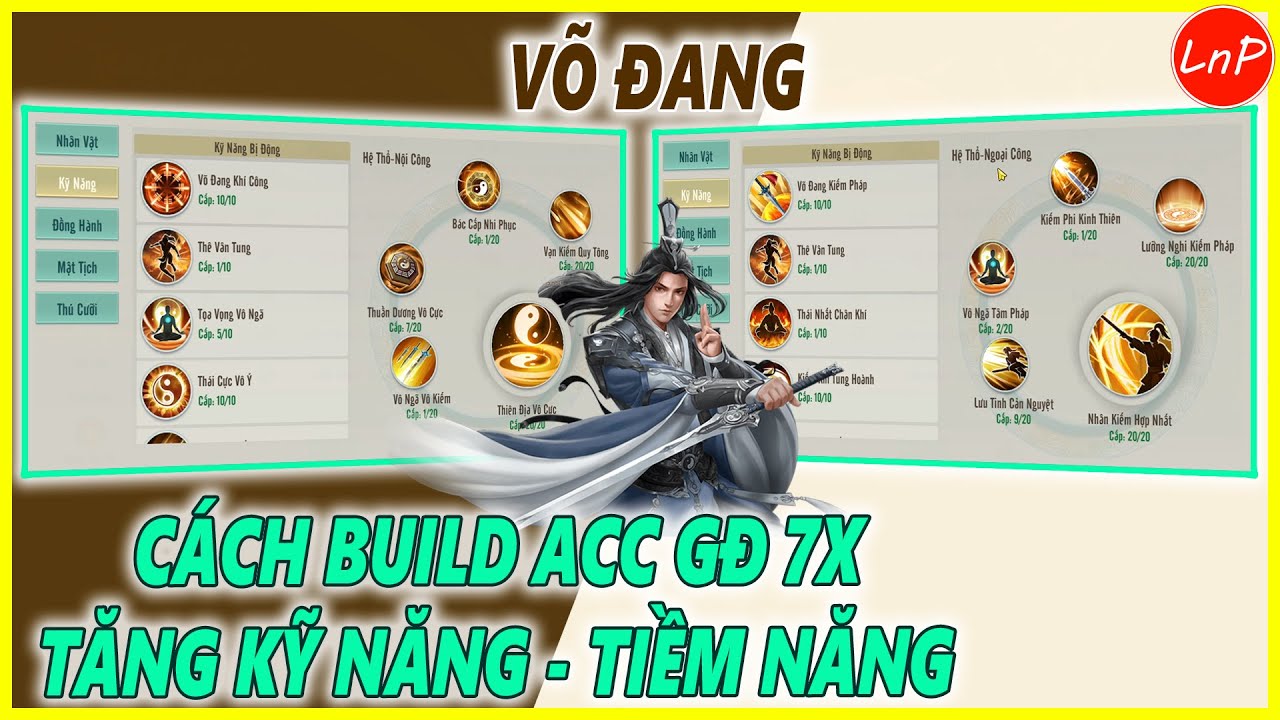 KIẾM THẾ ORIGIN - CÁCH BUILD VÕ ĐANG KHÍ VÀ VÕ ĐANG KIẾM - 7X - TĂNG KỸ NĂNG VÀ TIỀM NĂNG | LnP