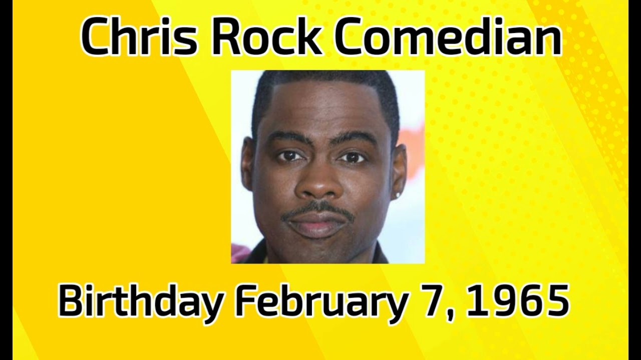 Happy birthday Chris Rock