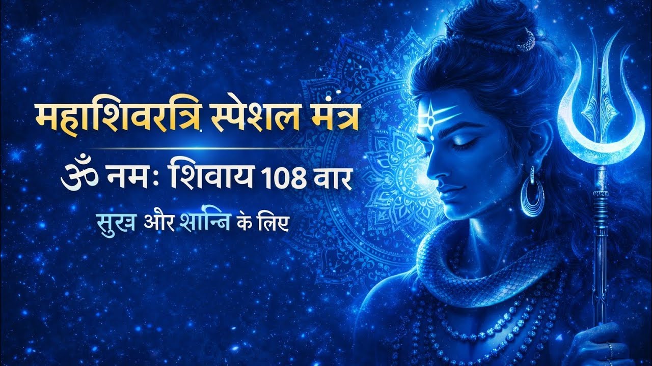 महाशिवरात्रि स्पेशल 🕉️ 108 बार शिव मंत्र जप | सुनते ही मिलेगा शिव कृपा