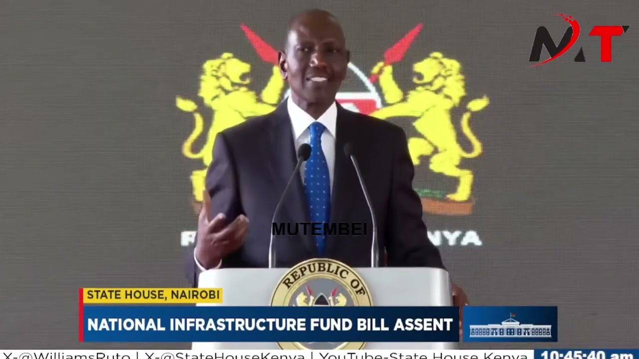 BIG ANNOUNCEMENT! LISTEN TO PRES RUTO AFTER SIGNING INFRASTRUCTURE FUND BILL!
