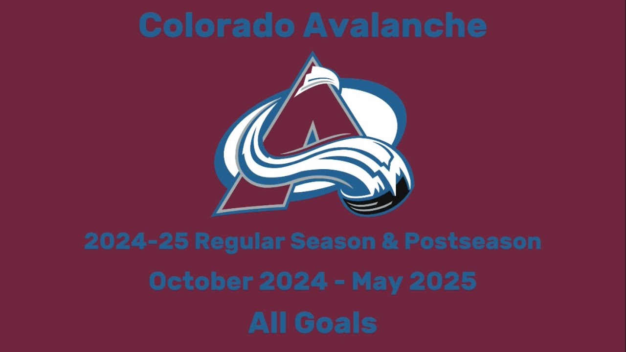 Colorado Avalanche | 2024-25 Season | All 301 Goals