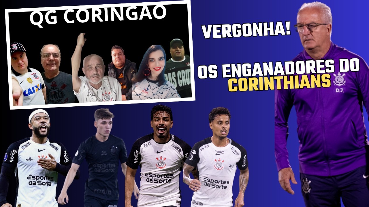 CRISE NO CORINTHIANS! RESPOSTA AO BIDU E AOS DEMAIS JOGADORES DO CORINTHIANS! QG CORINGÃO AO VIVO.
