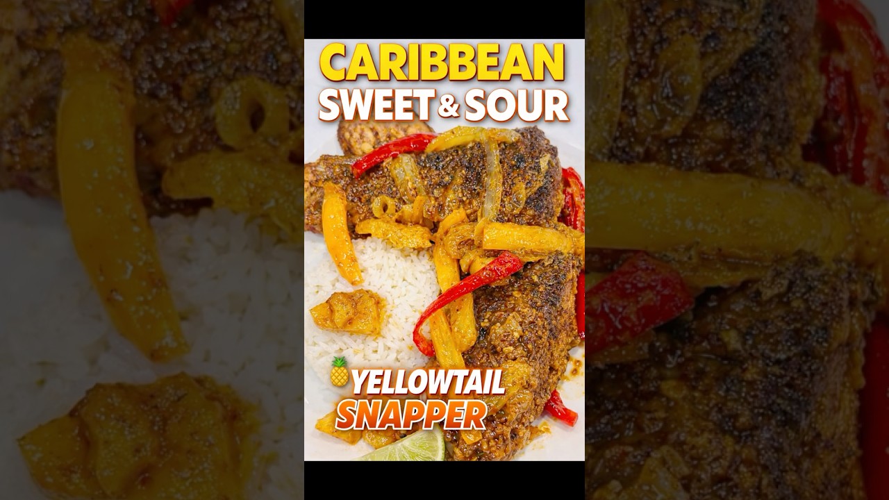 Caribbean Sweet & Sour Yellowtail Snapper | Quick Island Dinner