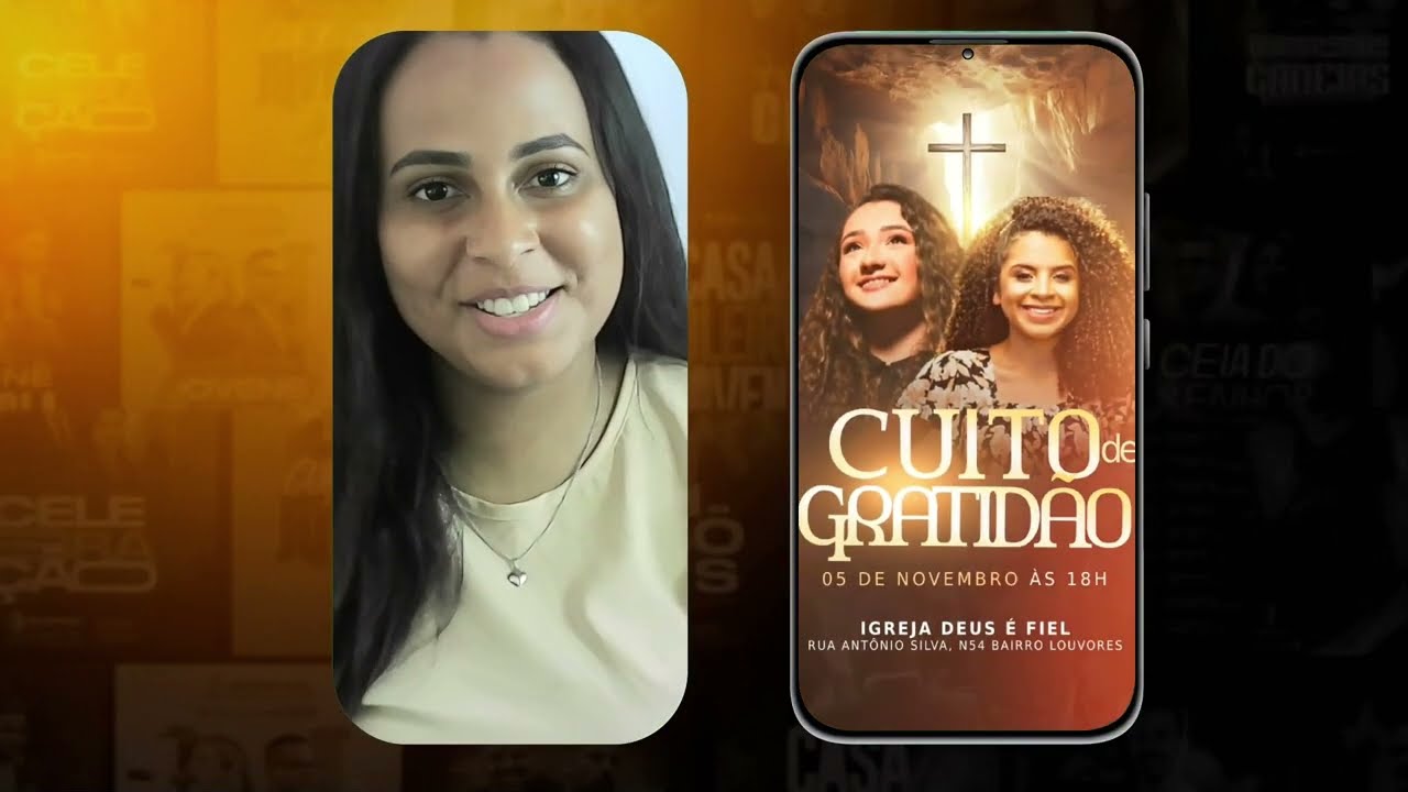 De Estático a Animado: Como Fazer Cartazes de Igreja animados com o celular no CAPCUT