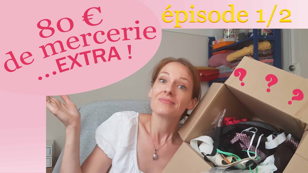 Haul MERCERIE EXTRA &eacute;pisode 1/2 : test d'&eacute;lastiques en tous genre, dentelle, etc.