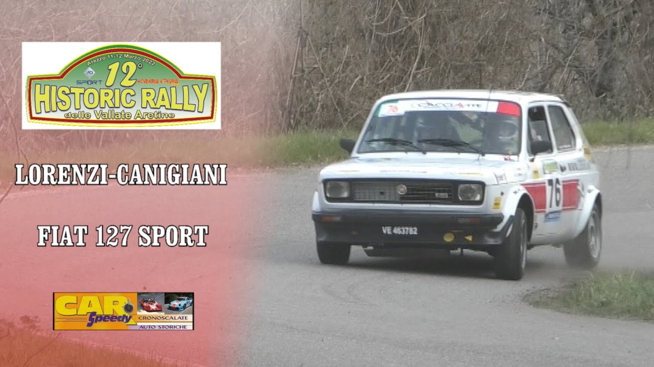 Historic Rally Vallate Aretine 2022 | Lorenzi-Canigiani | Fiat 127 Sport