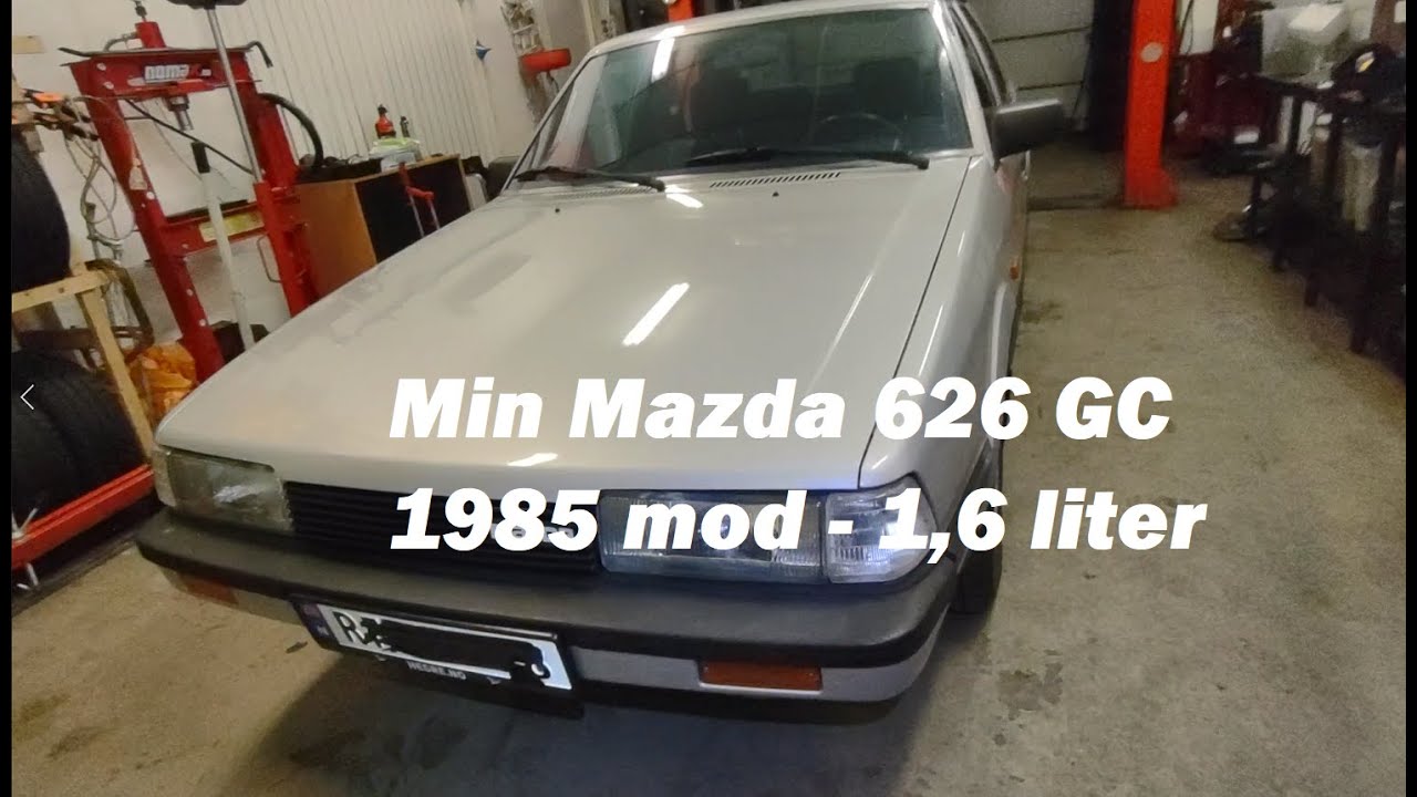Omvisning av min Mazda 626 GC 1985 (kun musikk)