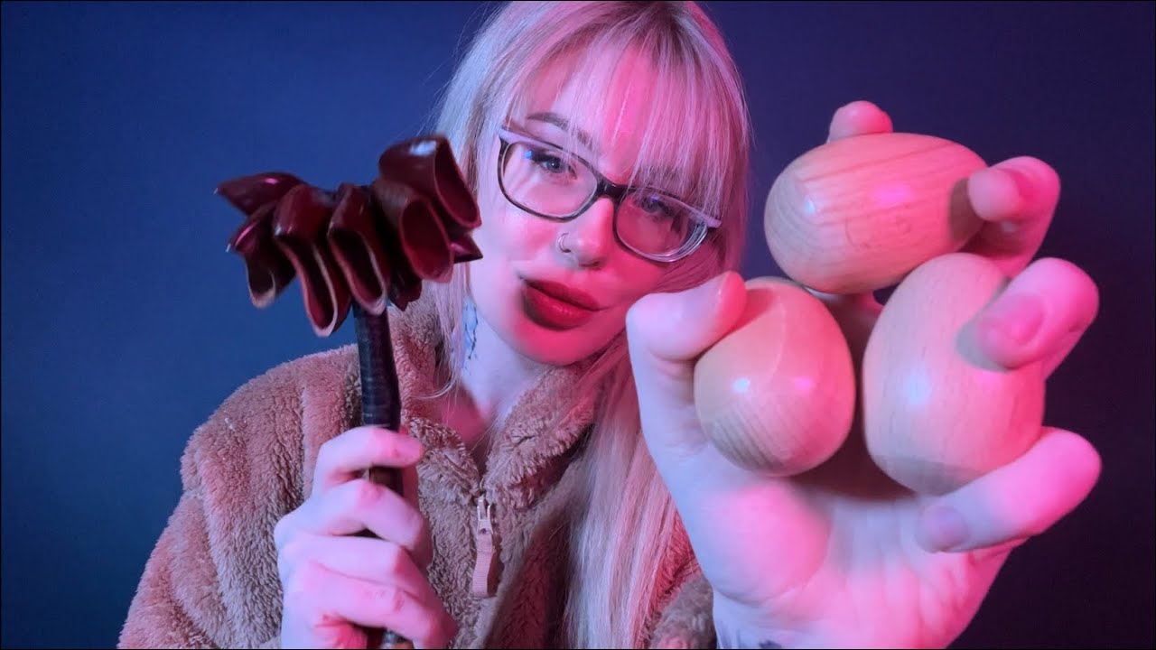 ASMR Weaving and Fluffing Your Aura 🪶