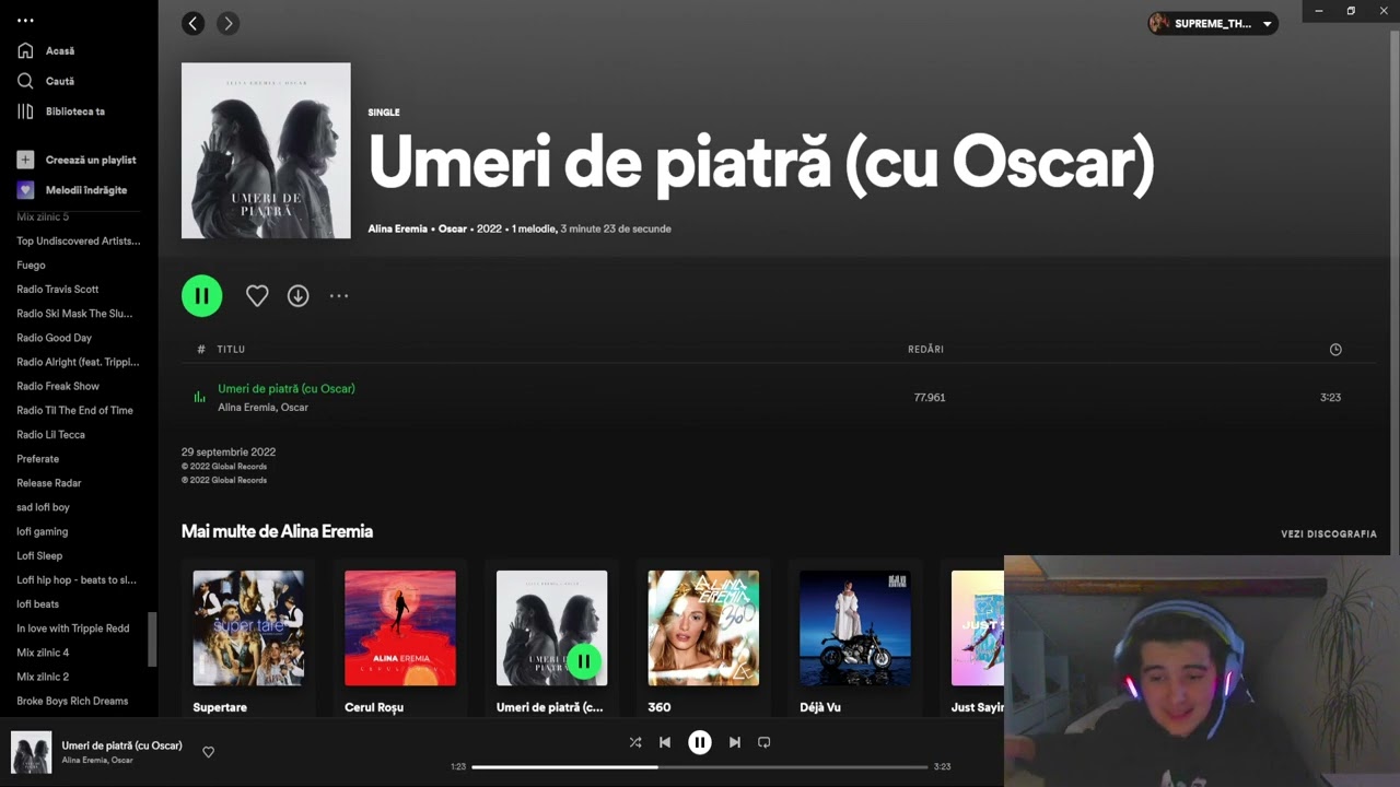 REACTIONEZ LA UMERI DE PIATRA ALINA EREMIA FT OSCAR