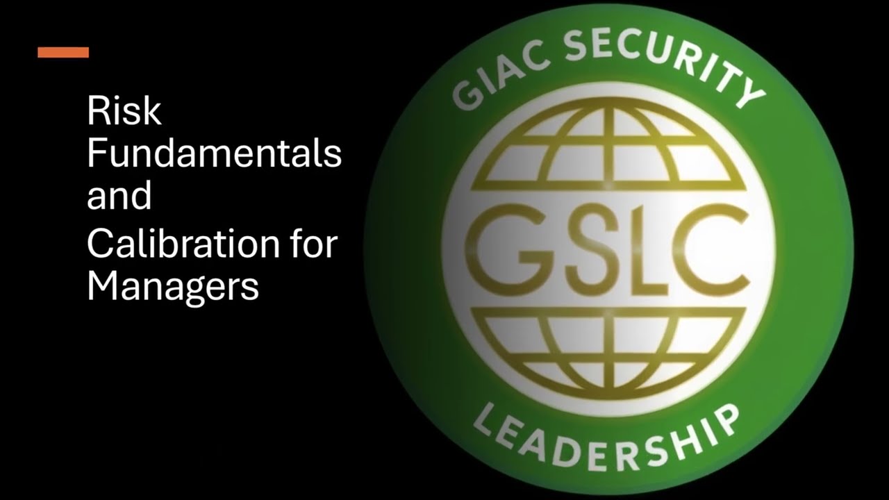 Risk fundamentals and calibration for managers