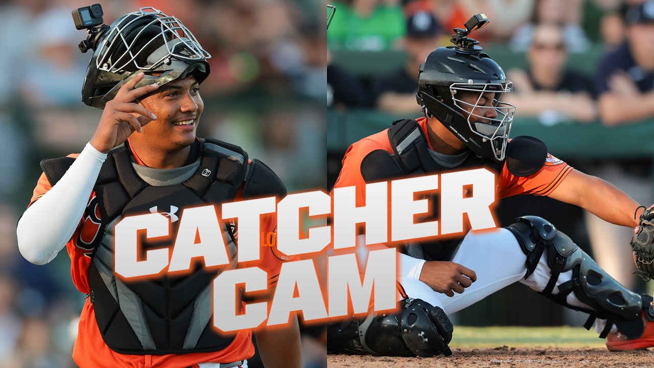 CATCHER CAM! Orioles' Samuel Basallo strapped a GoPro on for us at Spring Breakout!