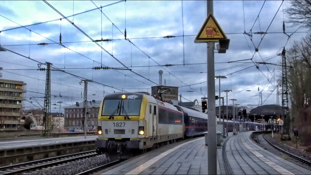 ÖBB Nightjet   Aachen Hbf  NMBS SNCB HLE 18 + Taurus   27 I 2020