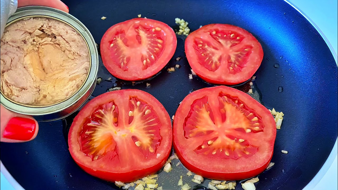 ¿Tienes tomates y atún en lata en casa? Receta fácil, rápida y muy rica