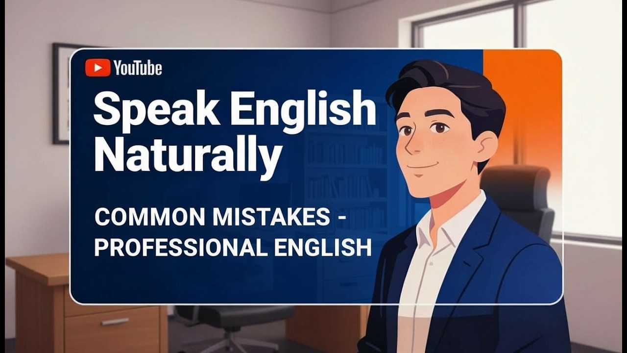 Common Mistakes Professional English  (Speak English Naturally)