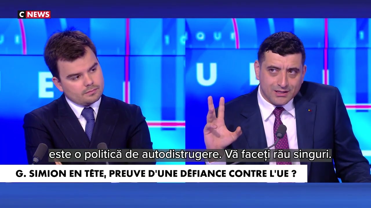 George Simion la televiziunea franceză: 