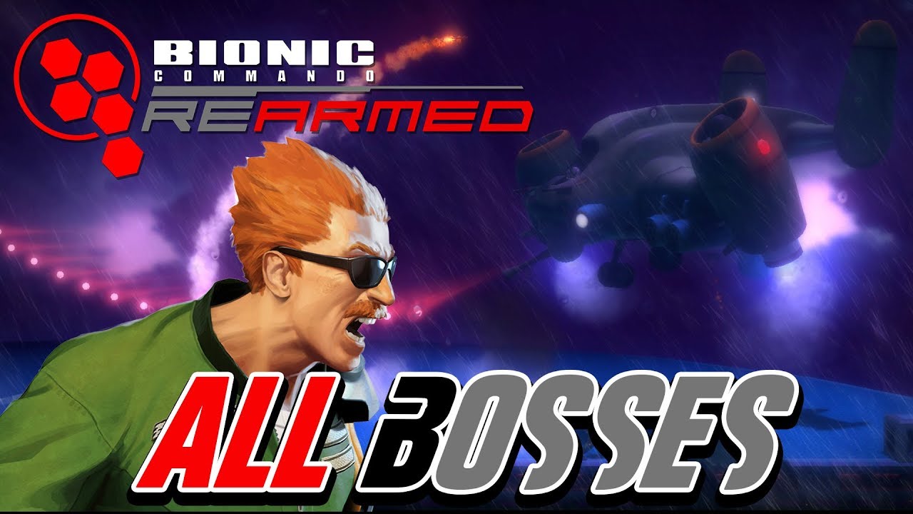 Bionic Commando Rearmed - All Bosses