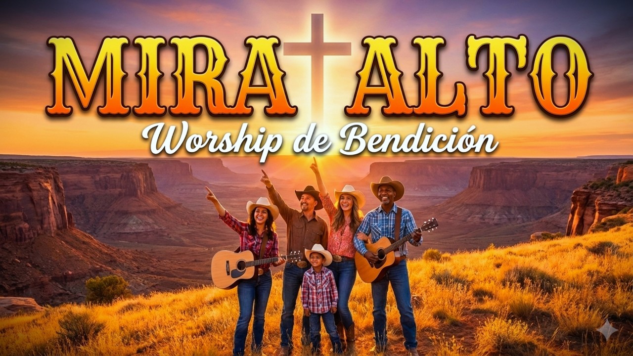 Mira Alto 🙏 CANCION RELAJANTE DE GOSPEL COUNTRY  | Éxitos de la Música Country Cristiana 🙌
