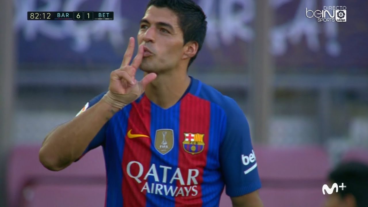 Luis Suarez vs Real Betis (H) 16-17 HD 1080i by Silvan