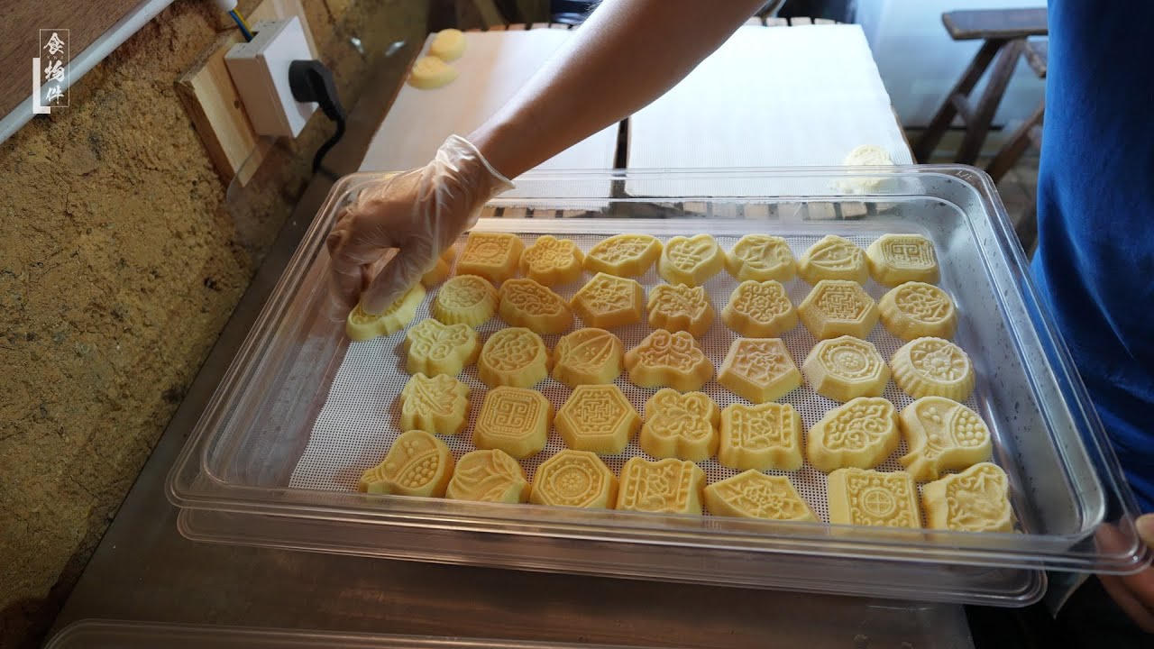 传承了2000年中国传统手工艺，长寿糕的制作过程
