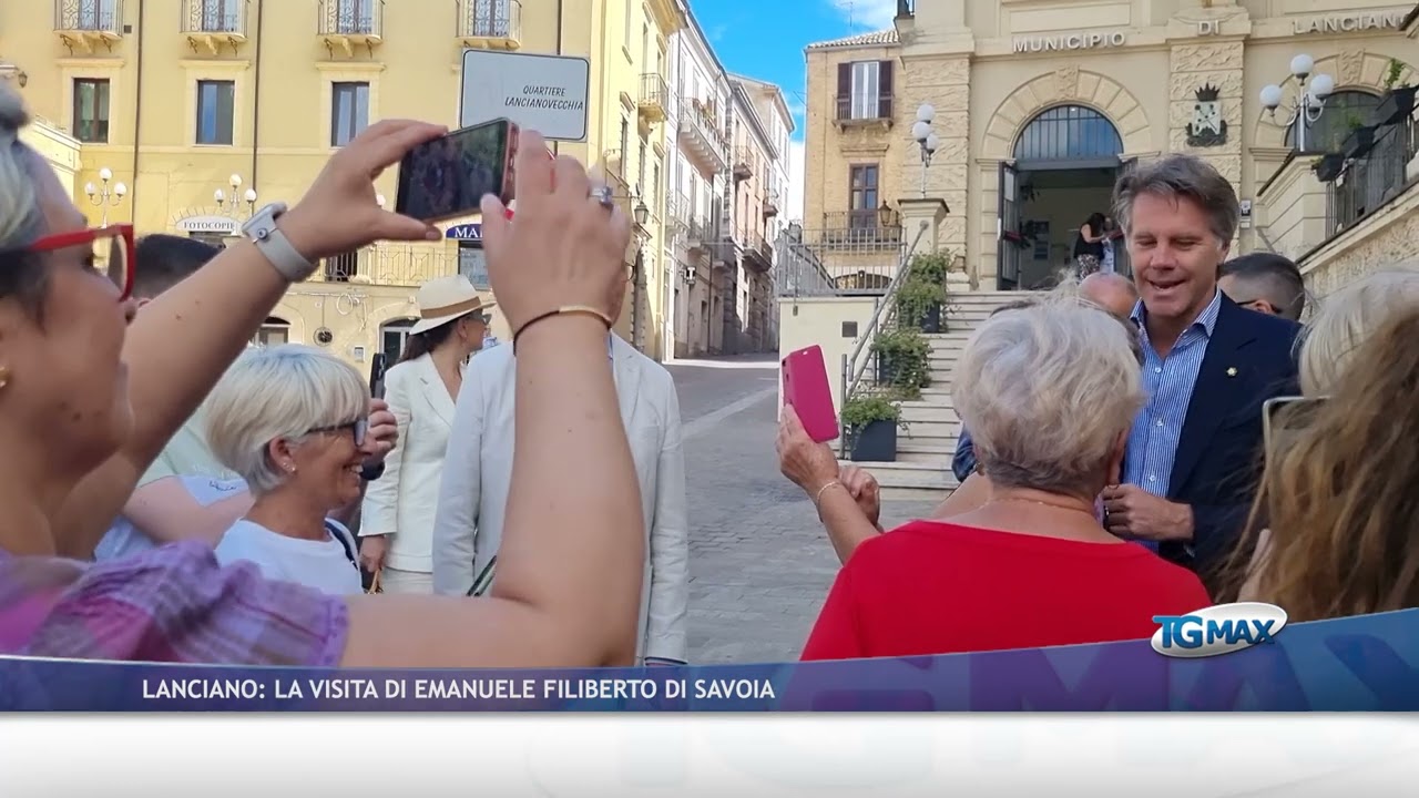 La visita di Emanuele Filiberto a Lanciano