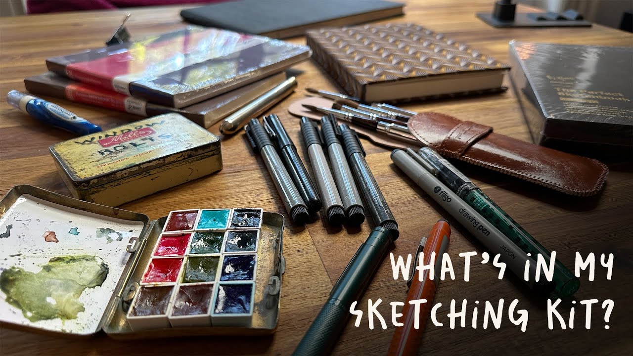 What's in my Urban Sketching Kit?
