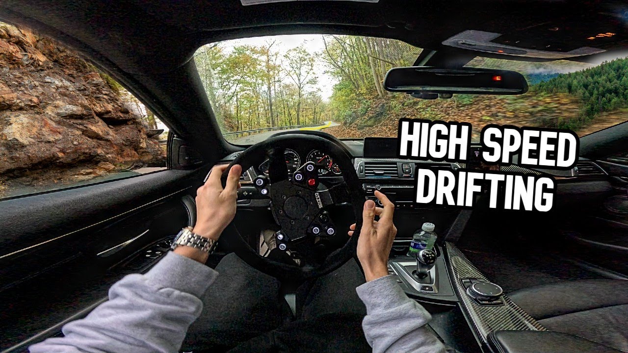 MALE HAPPINESS POV IN 700hp M4 HIGH SPEED DRIFTING