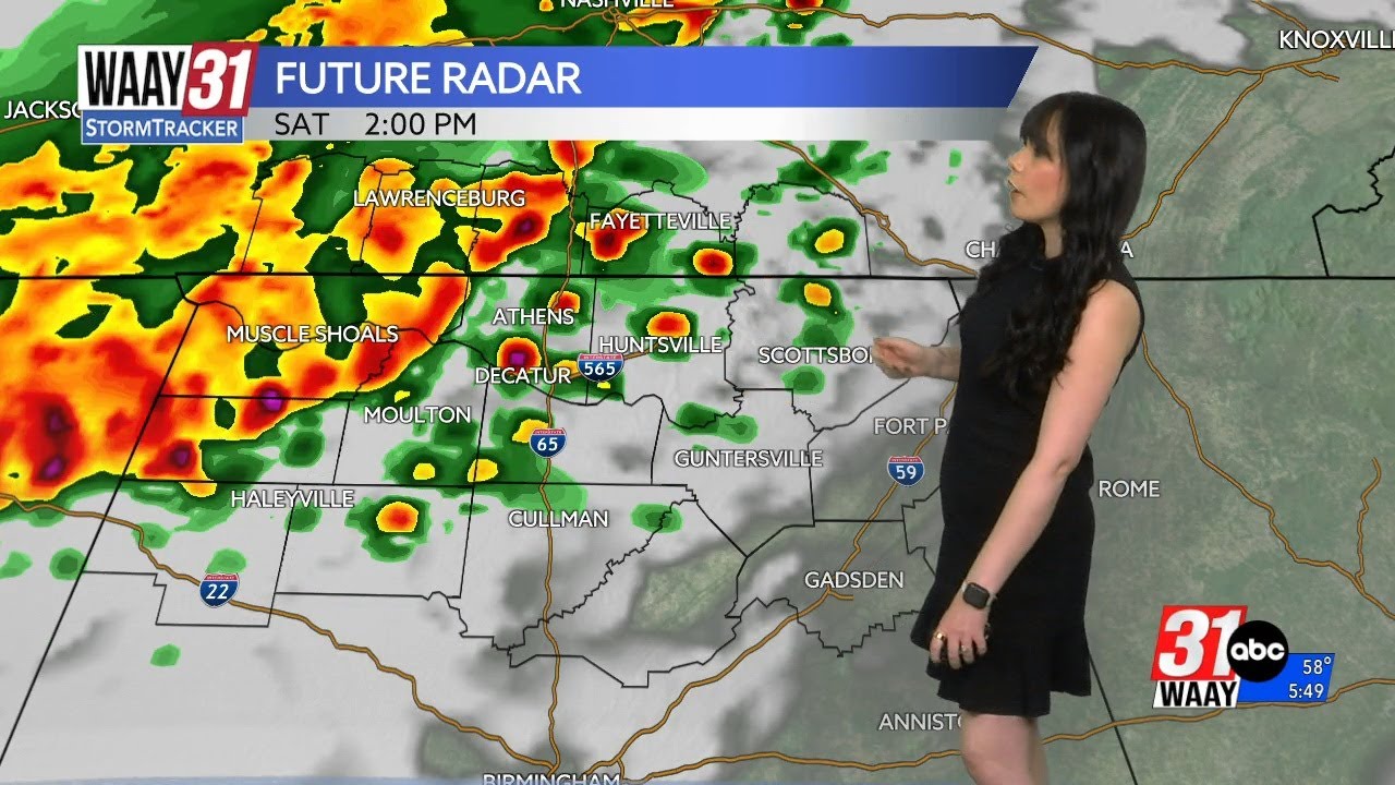 Another nice day today, storms move in tomorrow