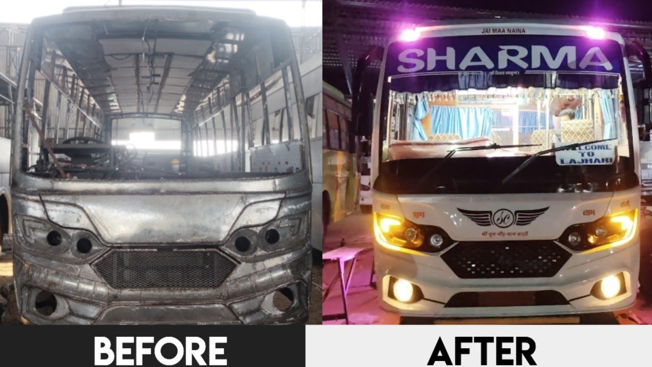Bus paint new design all process a Tu Z