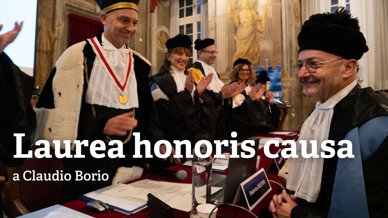 Conferimento della laurea honoris causa in Relazioni Internazionali al Dott. Claudio BORIO