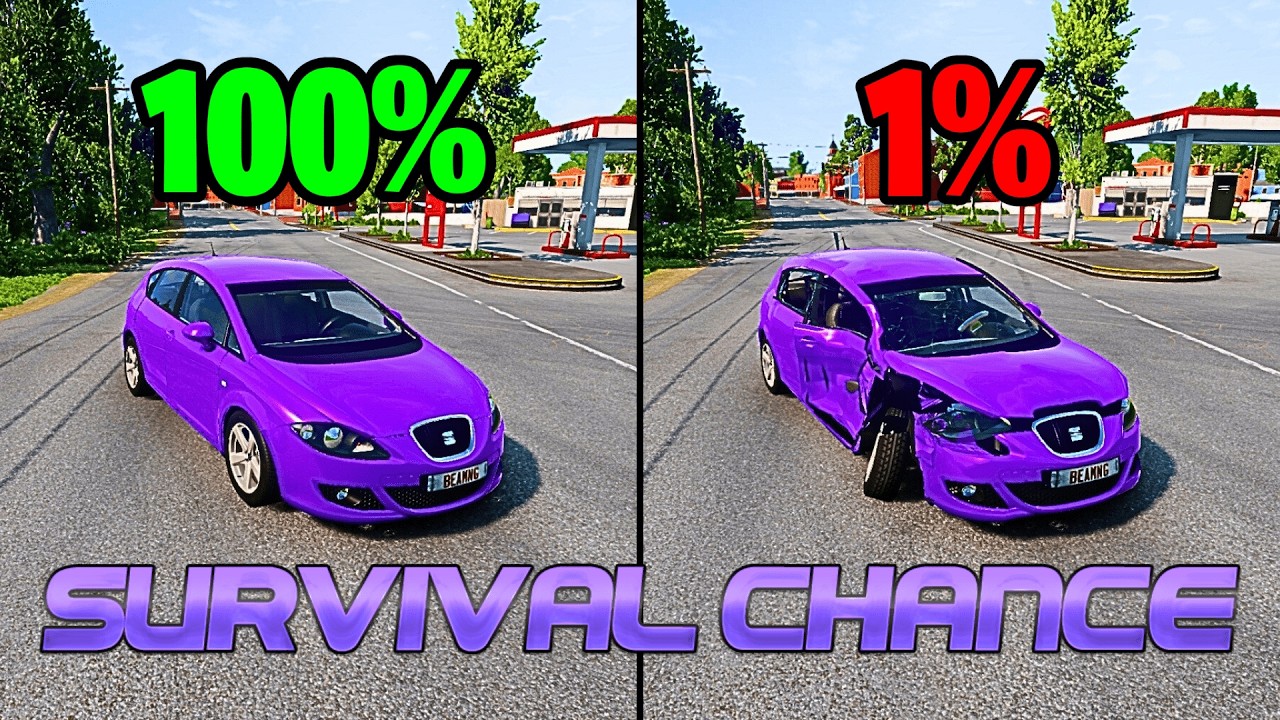 Realistic Survival Chance Crashes #65 | BeamNG.drive