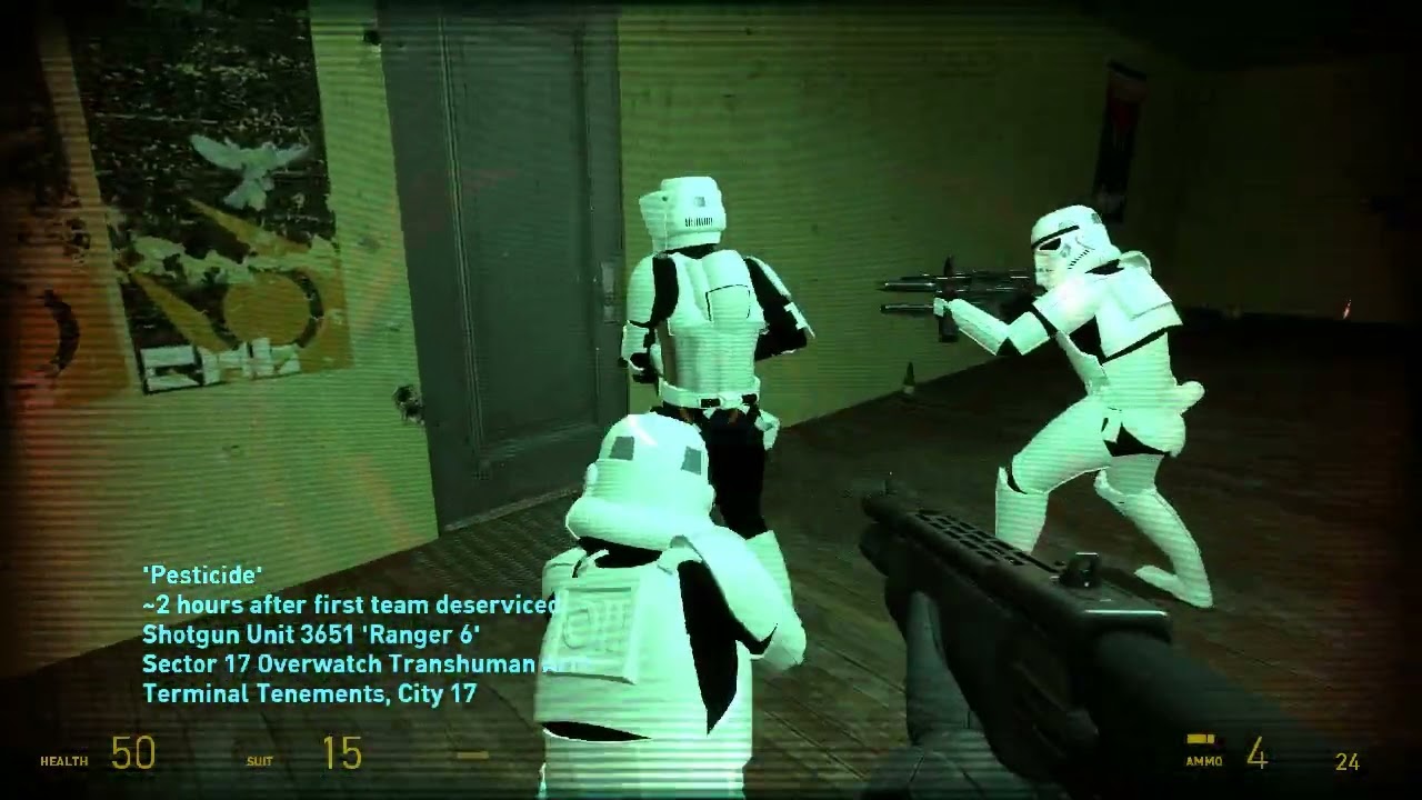 I Became A Combine Soldier In Half-Life 2