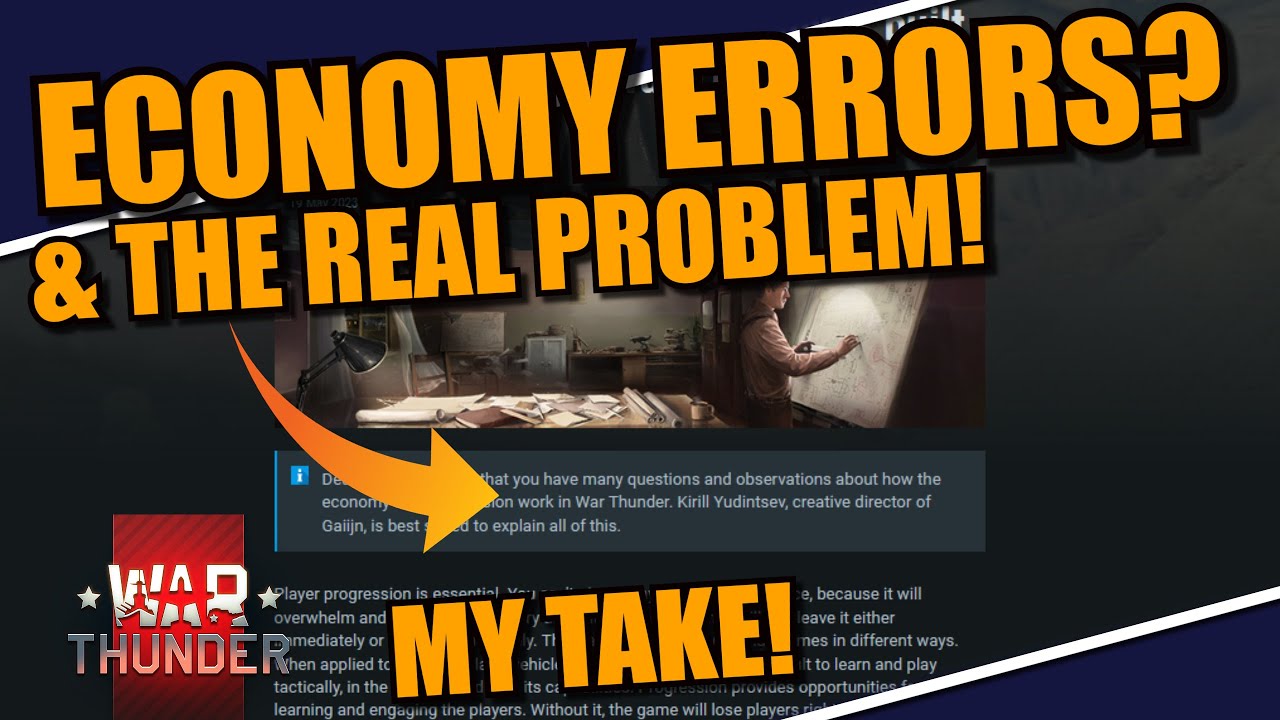War Thunder ECONOMY CHANGES & THE REAL PROBLEM WITH WAR THUNDER! My opinions on the current events!