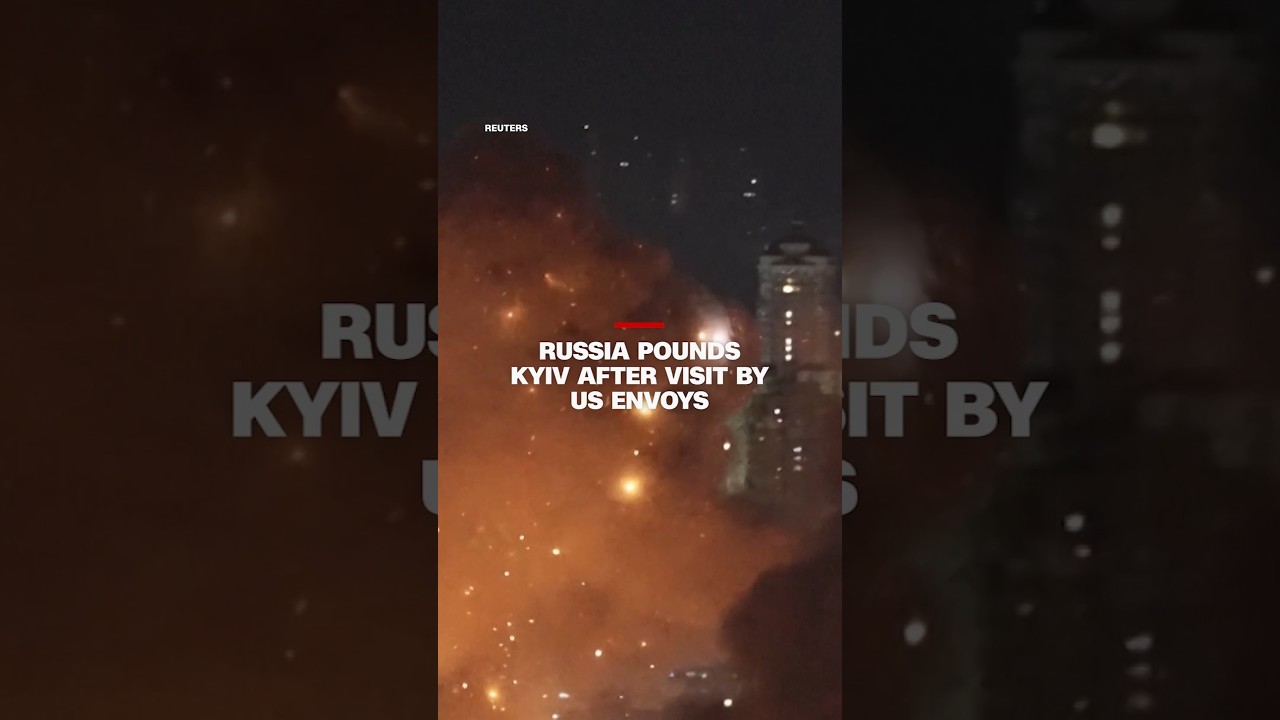Russia pounds Kyiv after visit by US envoys